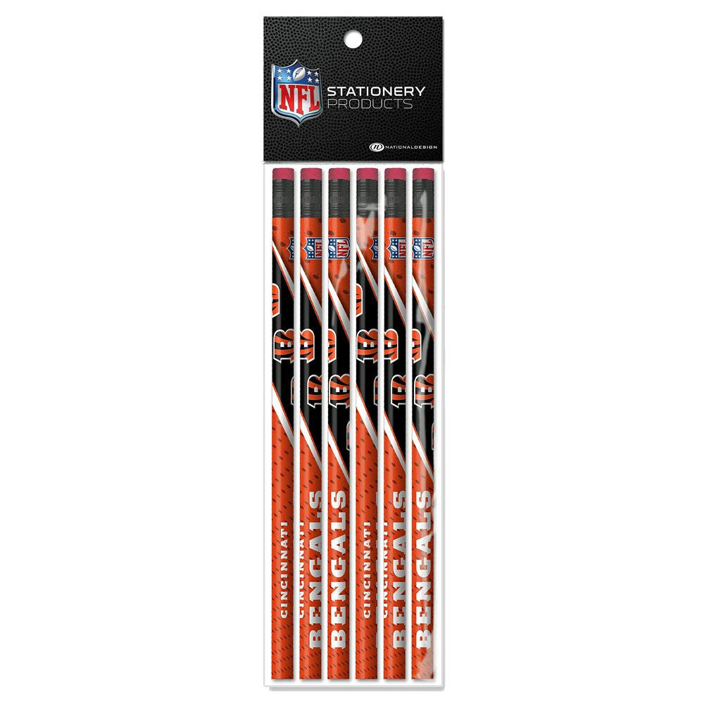 Cincinnati Bengals 6 Pack Pencils