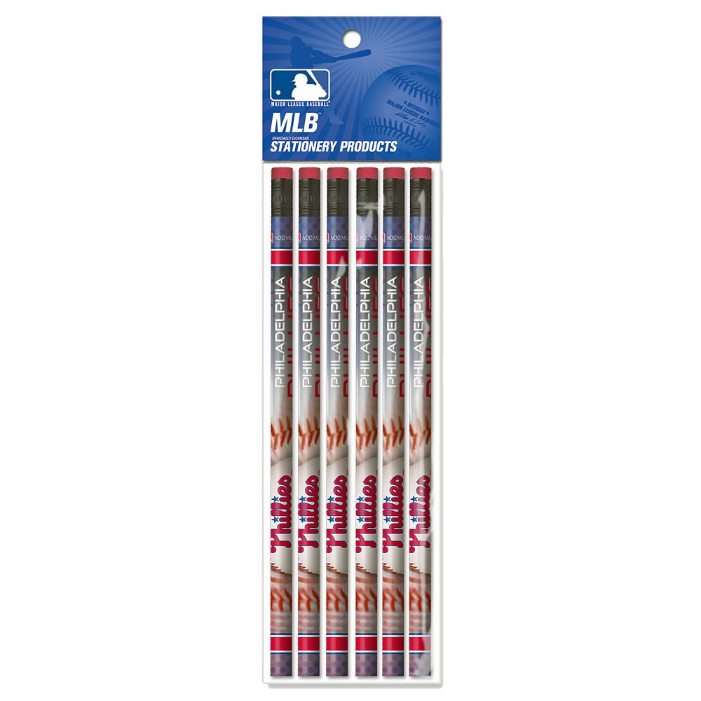 Philadelphia Phillies 6 Pack Pencils