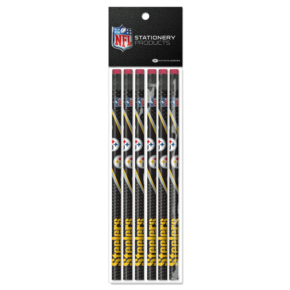 Pittsburgh Steelers 6 Pack Pencils