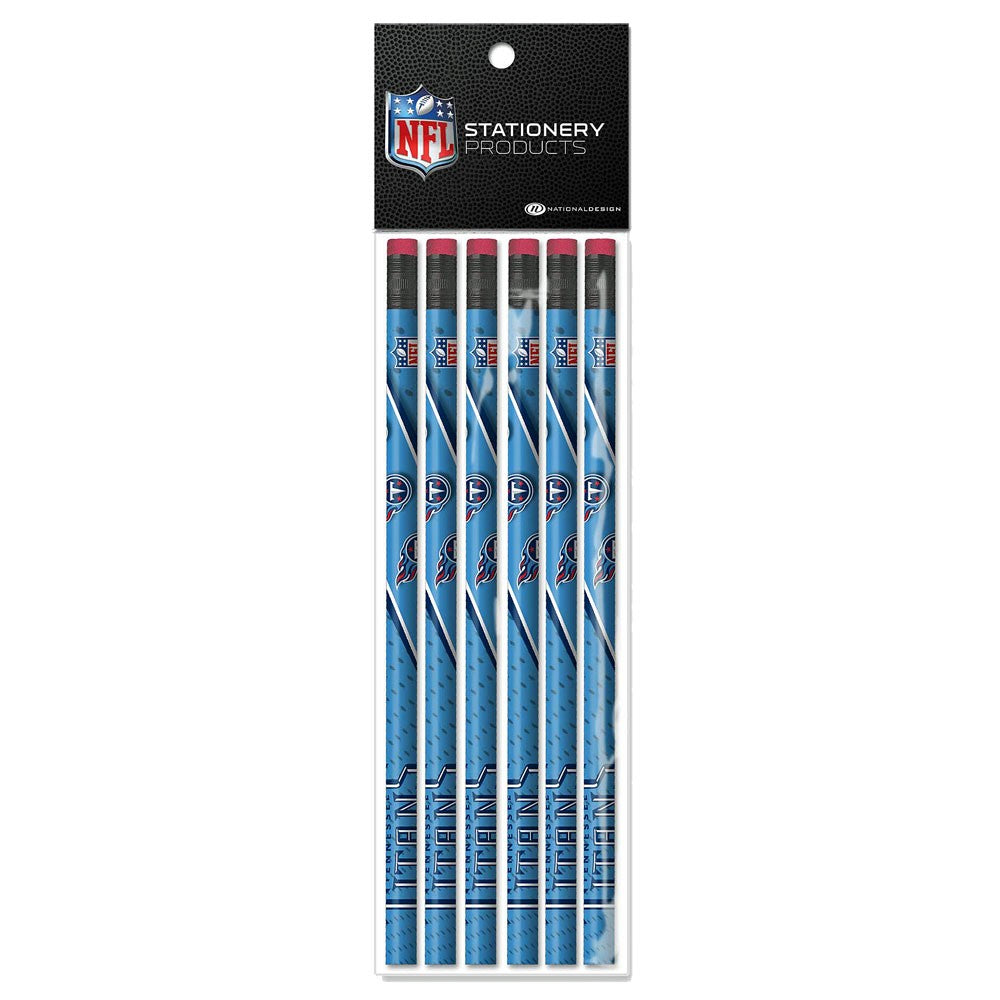 Tennessee Titans 6 Pack Pencils