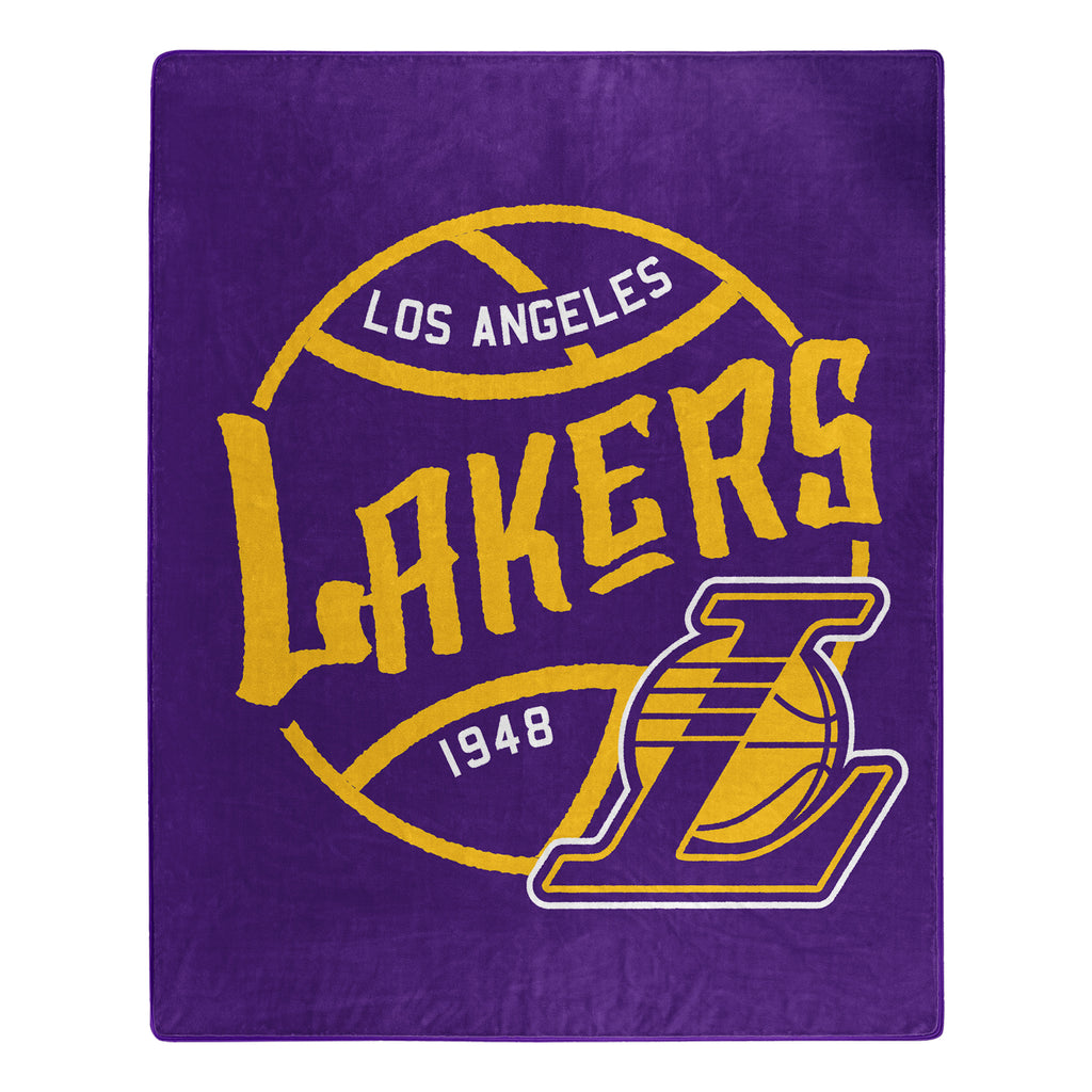 Los Angeles Lakers 50" x 60" Blacktop Royal Plush Blanket