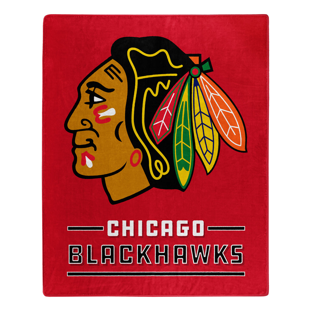 Chicago Blackhawks 50" x 60" Interference Royal Plush Blanket
