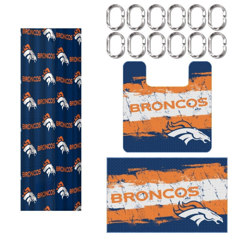 Denver Broncos 15pc Bath Set
