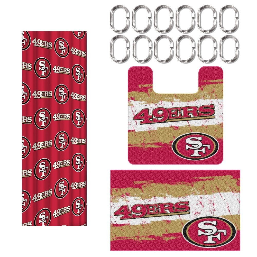 San Francisco 49ers 15pc Bath Set
