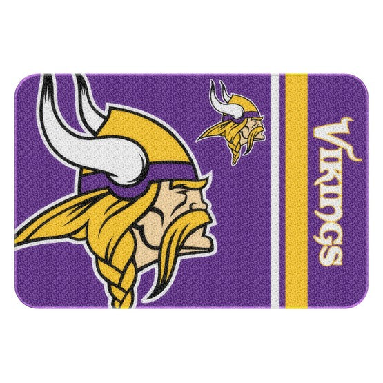 Minnesota Vikings 20" x 30" Rounded Edge Bath Rug