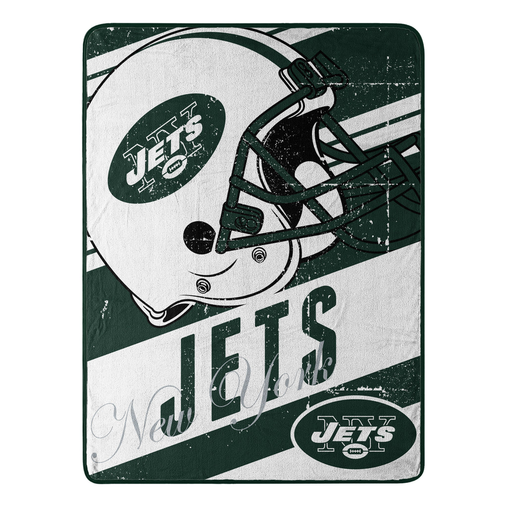 New York Jets 46" x 60" Deep Slant Micro Raschel Throw Blanket