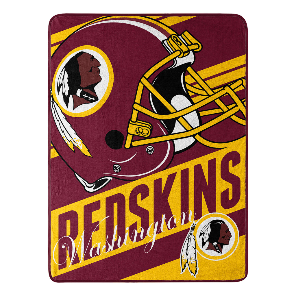 Washington Redskins 46" x 60" Deep Slant Micro Raschel Throw Blanket