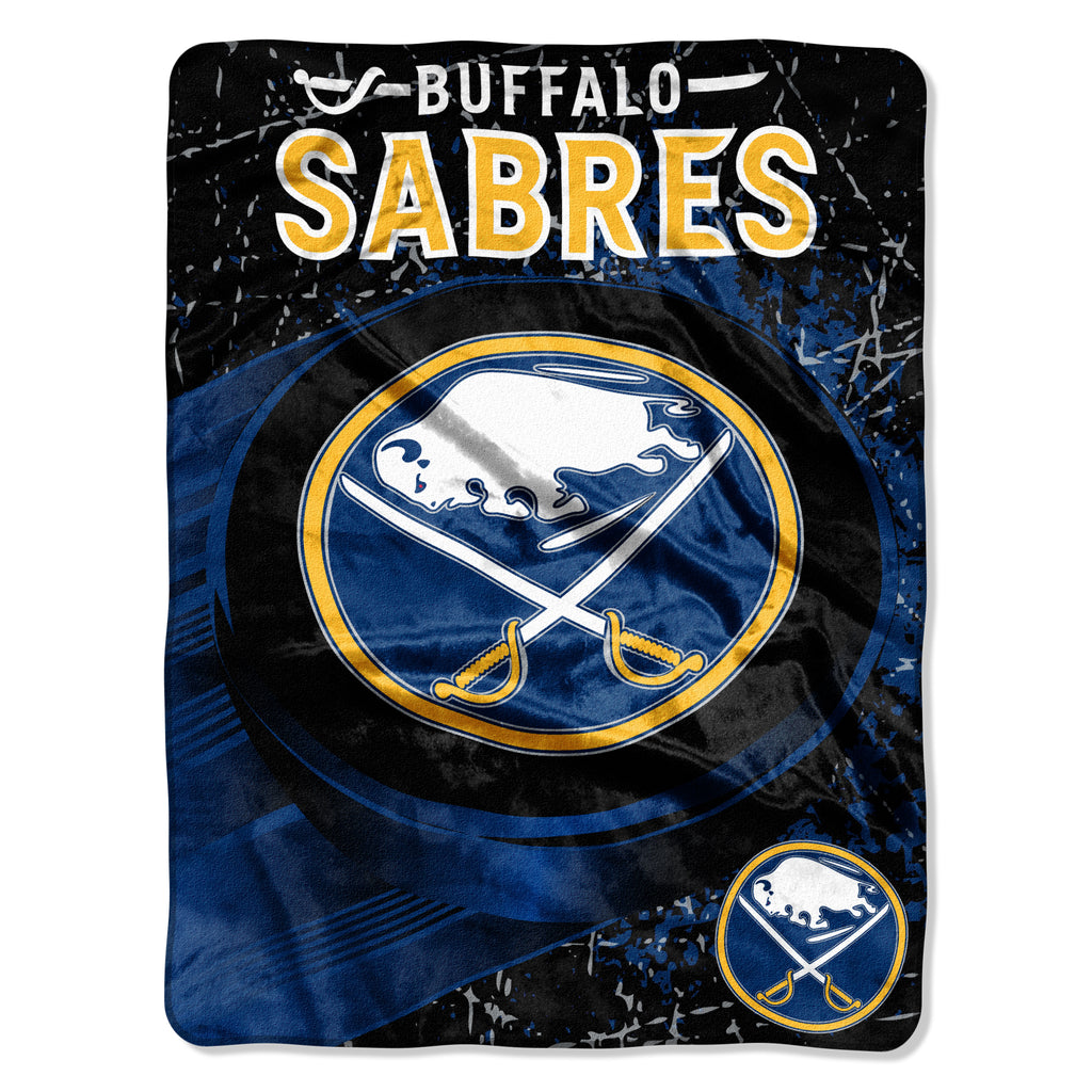 Buffalo Sabres 46" x 60" Ice Dash Micro Raschel Throw Blanket