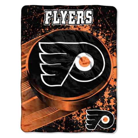 Philadelphia Flyers 46" x 60" Ice Dash Micro Raschel Throw Blanket