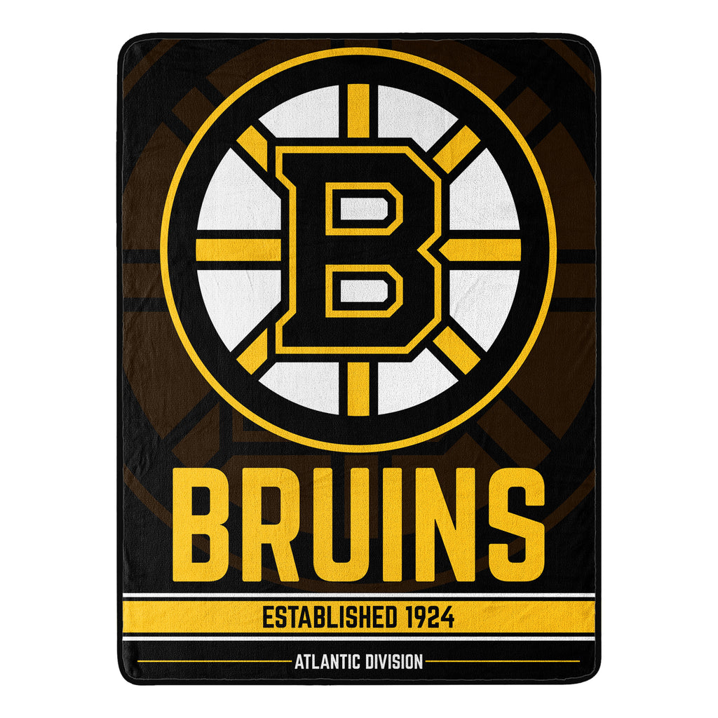 Boston Bruins 46" x 60" Break Away Micro Raschel Throw Blanket