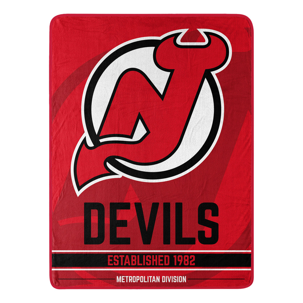 New Jersey Devils 46" x 60" Break Away Micro Raschel Throw Blanket