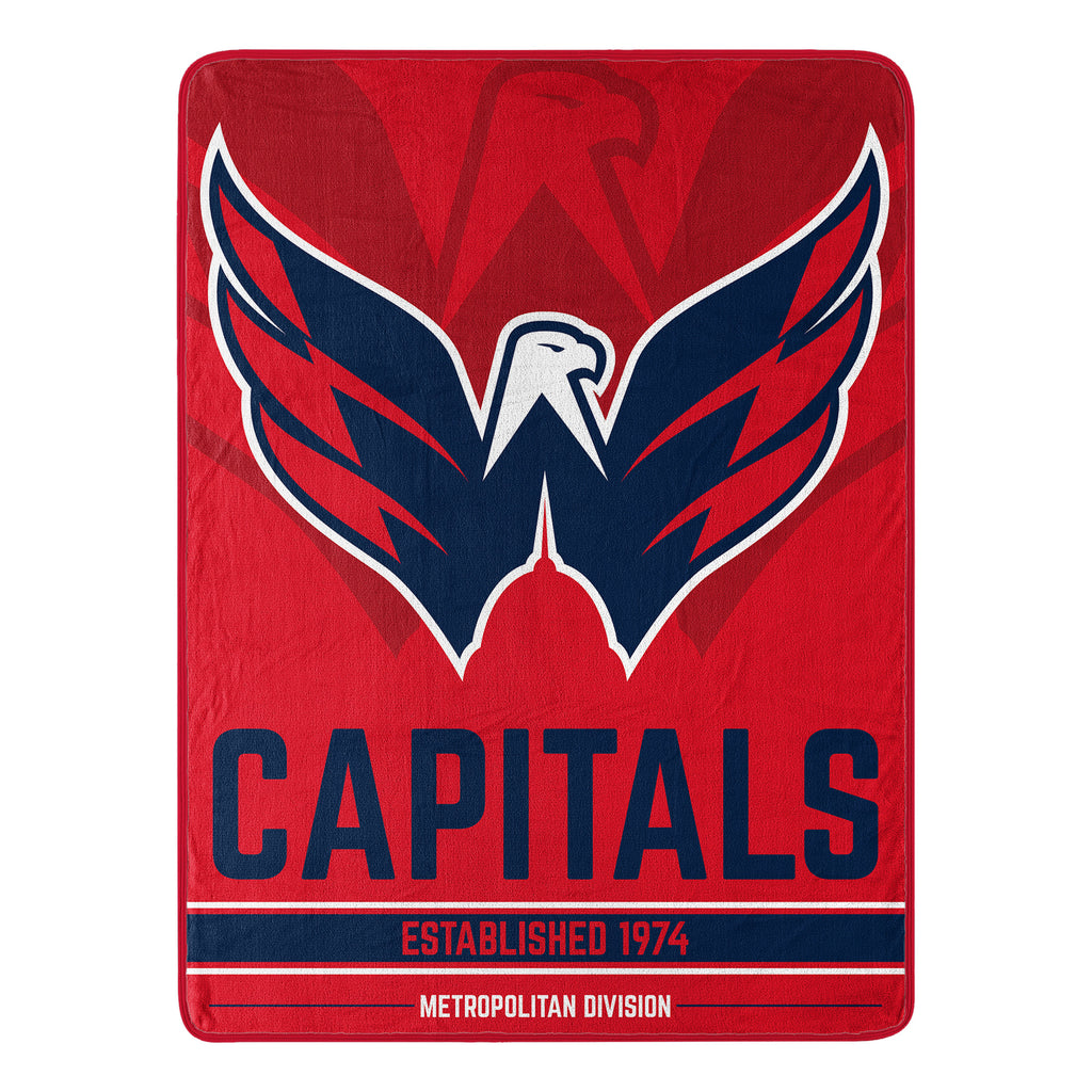 Washington Capitals 46" x 60" Break Away Micro Raschel Throw Blanket