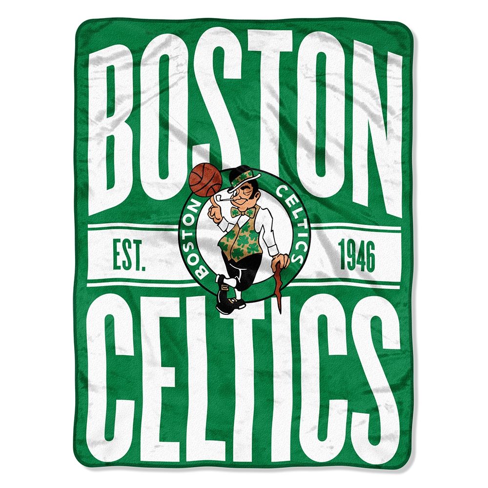 Boston Celtics 46" x 60" Clear Out Micro Raschel Throw Blanket