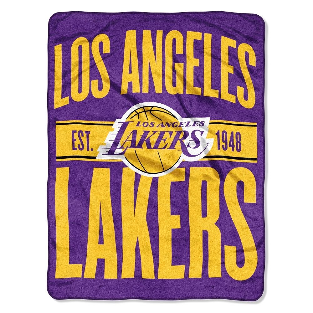 Los Angeles Lakers 46" x 60" Clear Out Micro Raschel Throw Blanket