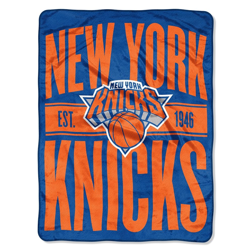 New York Knicks 46" x 60" Clear Out Micro Raschel Throw Blanket