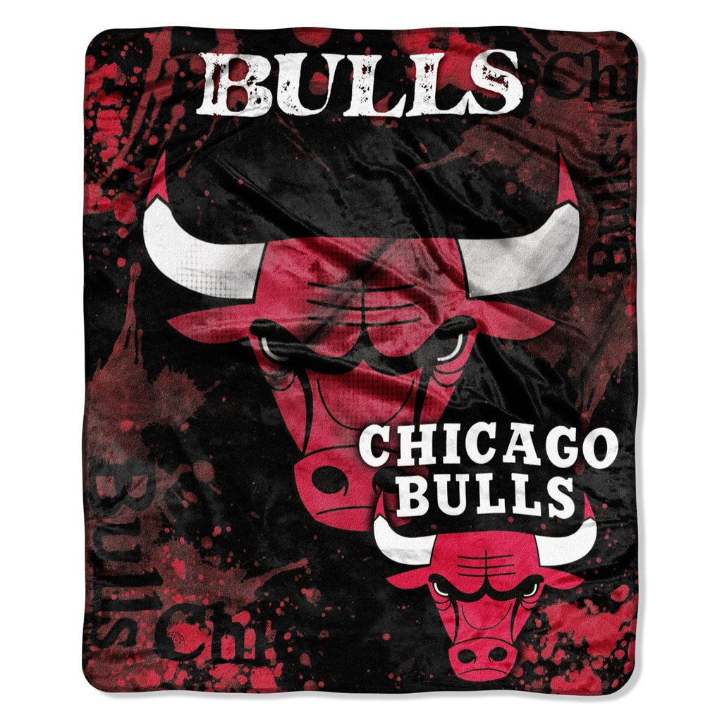 Chicago Bulls 50" x 60" Dropdown Royal Plush