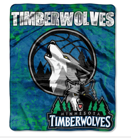 Minnesota Timberwolves 50" x 60" Dropdown Royal Plush
