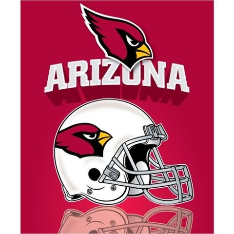 Arizona Cardinals 50" x 60" Helmet Reflections Fleece Throw