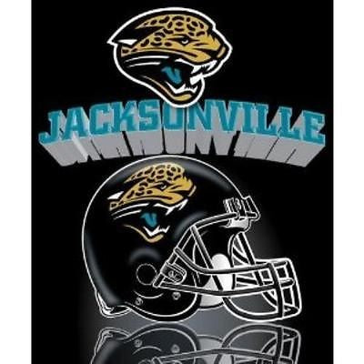 Jacksonville Jaguars 50" x 60" Helmet Reflections Fleece Throw