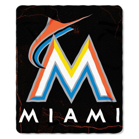 Miami Marlins 50" x 60" Wicked Fleece Throw