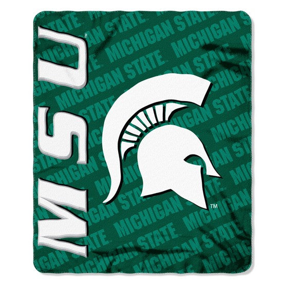 Michigan State Spartans 50" x 60" Mark Repeat Fleece Throw