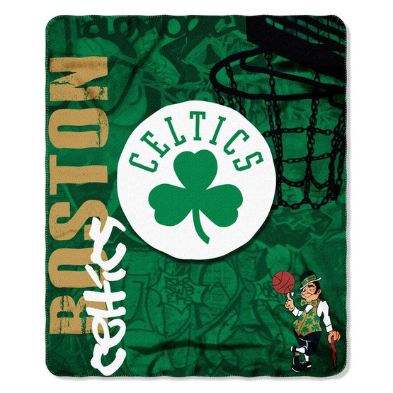Boston Celtics 50" x 60" Hard Knocks Fleece Throw