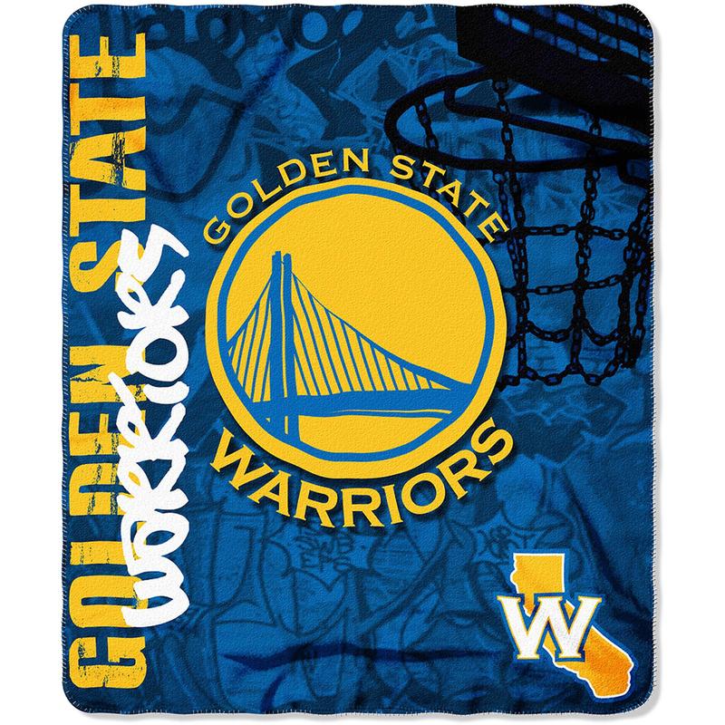 Golden State Warriors 50" x 60" Hard Knocks Fleece Throw