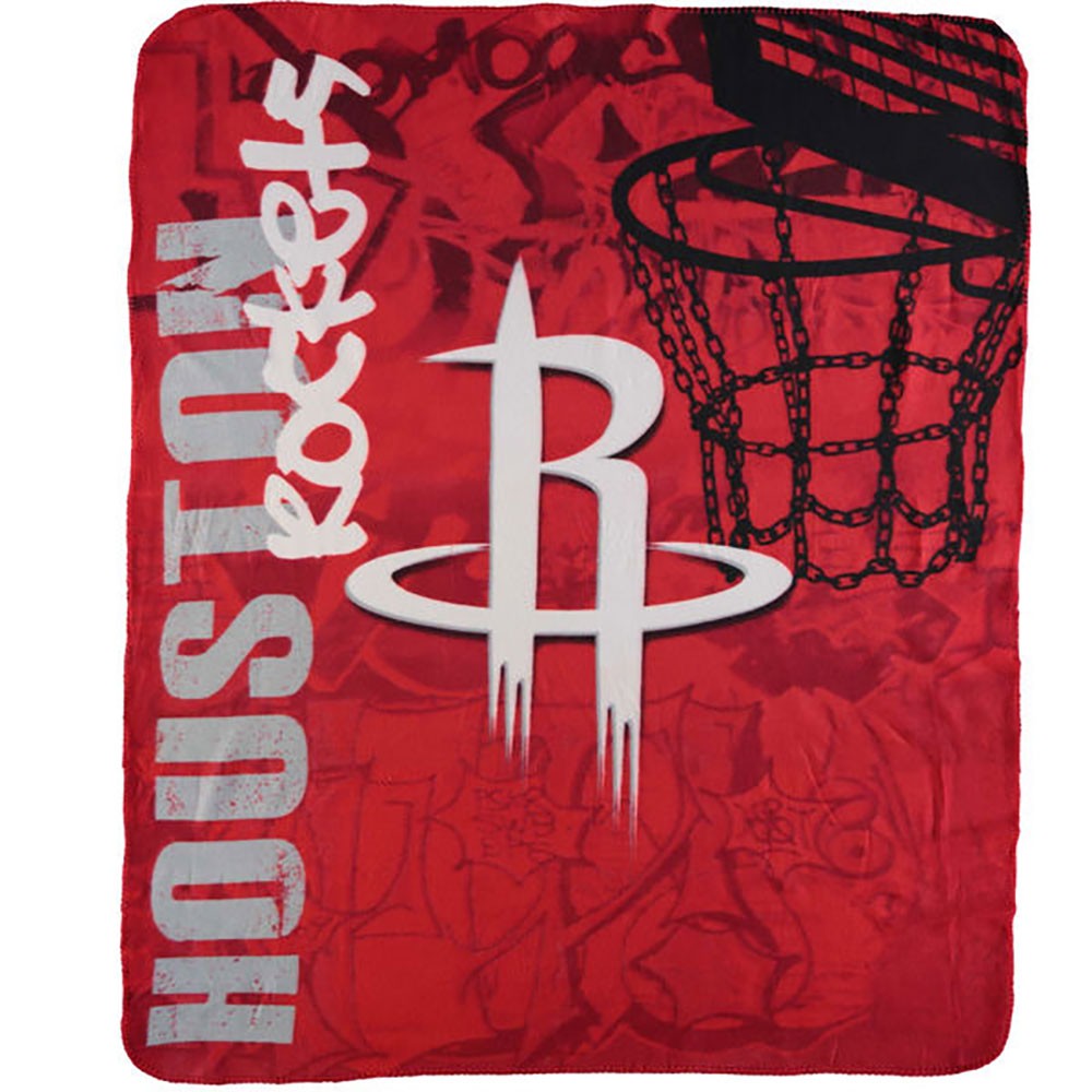 Houston Rockets 50" x 60" Hard Knocks Fleece Throw
