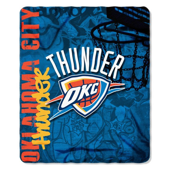 Oklahoma City Thunder 50" x 60" Hard Knocks Fleece Throw