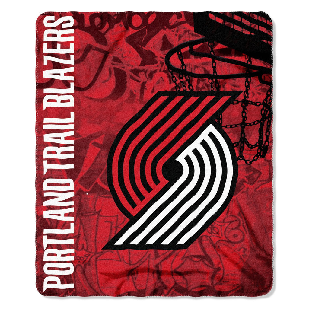 Portland Trail Blazers 50" x 60" Hard Knocks Fleece Throw Blanket