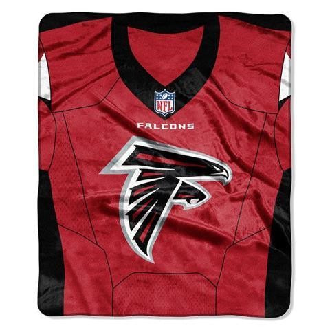 Atlanta Falcons 50" x 60" Jersey Royal Plush Throw Blanket