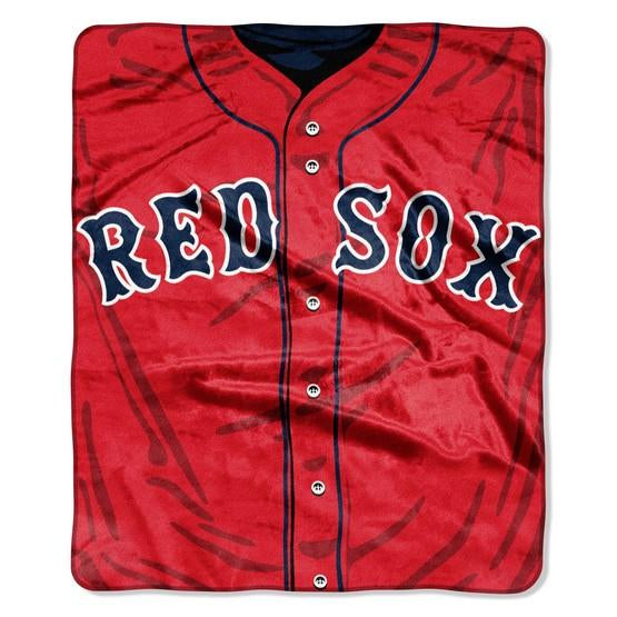 Boston Red Sox 50" x 60" Jersey Royal Plush Throw Blanket