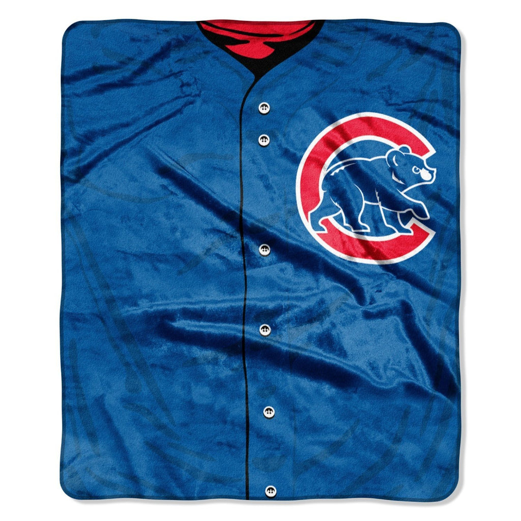Chicago Cubs 50" x 60" Jersey Royal Plush Throw Blanket