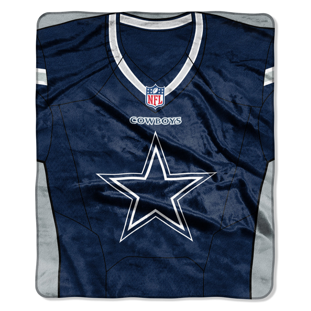 Dallas Cowboys 50" x 60" Jersey Royal Plush Throw Blanket