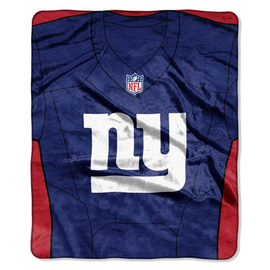 New York Giants 50" x 60" Jersey Royal Plush Throw Blanket