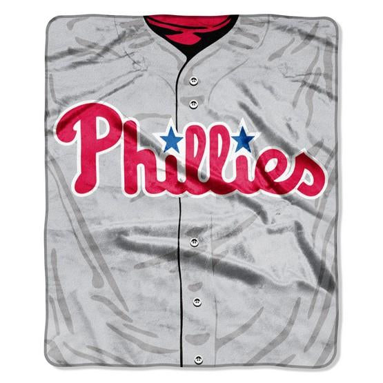Philadelphia Phillies 50" x 60" Jersey Royal Plush Throw Blanket