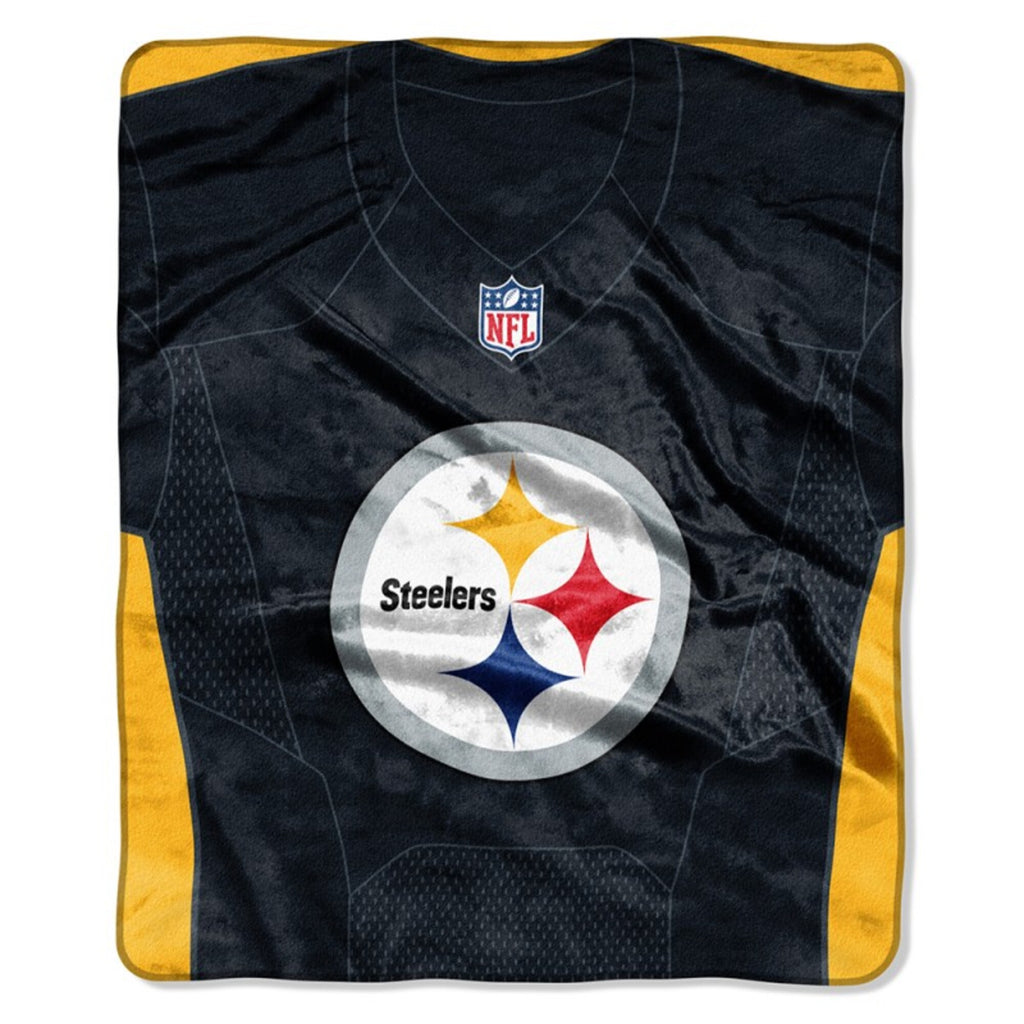 Pittsburgh Steelers 50" x 60" Jersey Royal Plush Throw Blanket