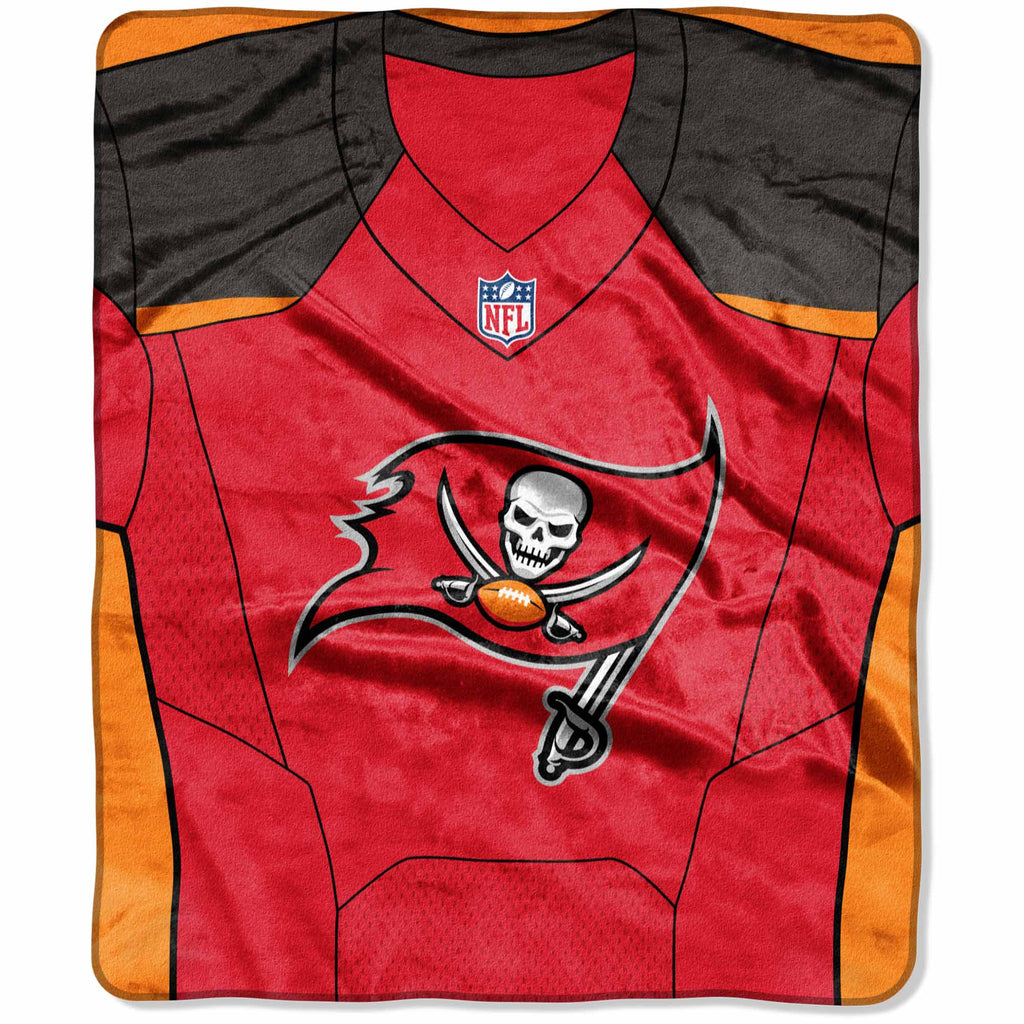 Tampa Bay Buccaneers 50" x 60" Jersey Royal Plush Throw Blanket