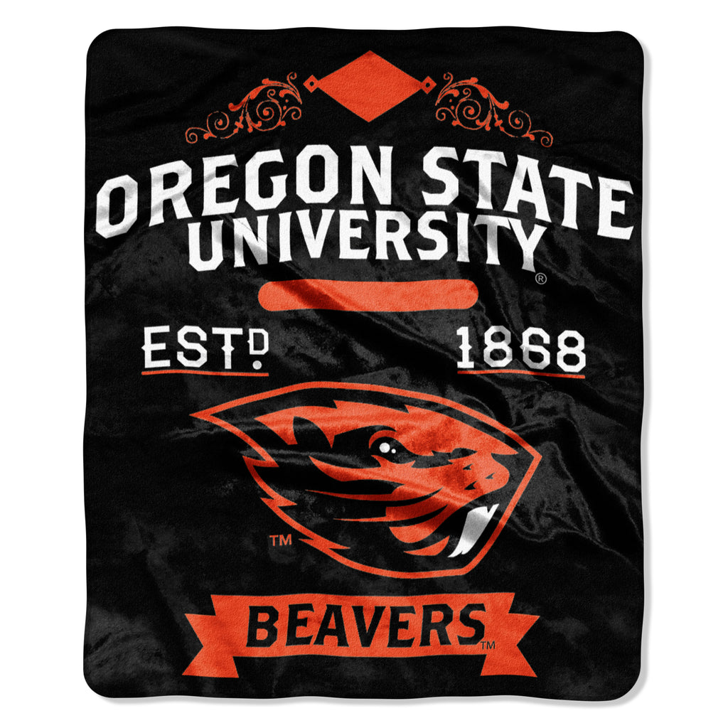 Oregon State Beavers 50" x 60" Label Royal Plush