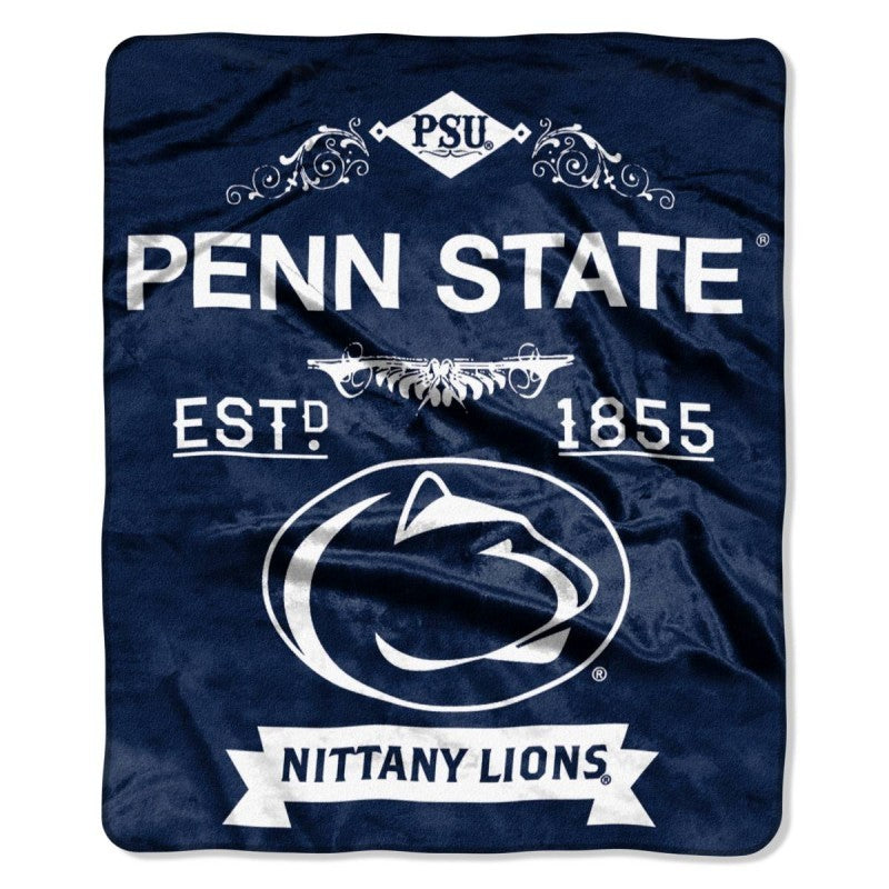 Penn State University 50" x 60" Label Royal Plush