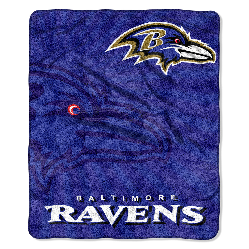 Baltimore Ravens 50" x 60" Strobe Sherpa Throw Blanket