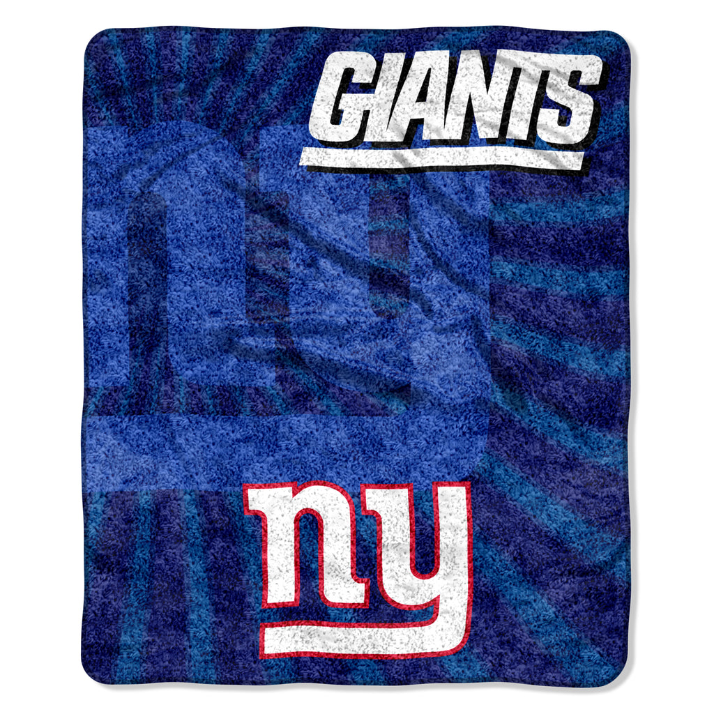 New York Giants 50" x 60" Strobe Sherpa Throw Blanket