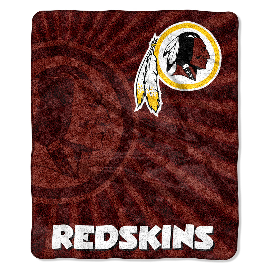 Washington Redskins 50" x 60" Strobe Sherpa Throw Blanket