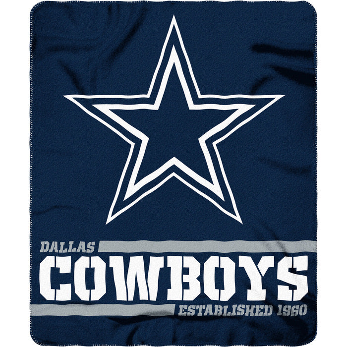 Dallas Cowboys 50" x 60" Split Wide Fleece Throw Blanket