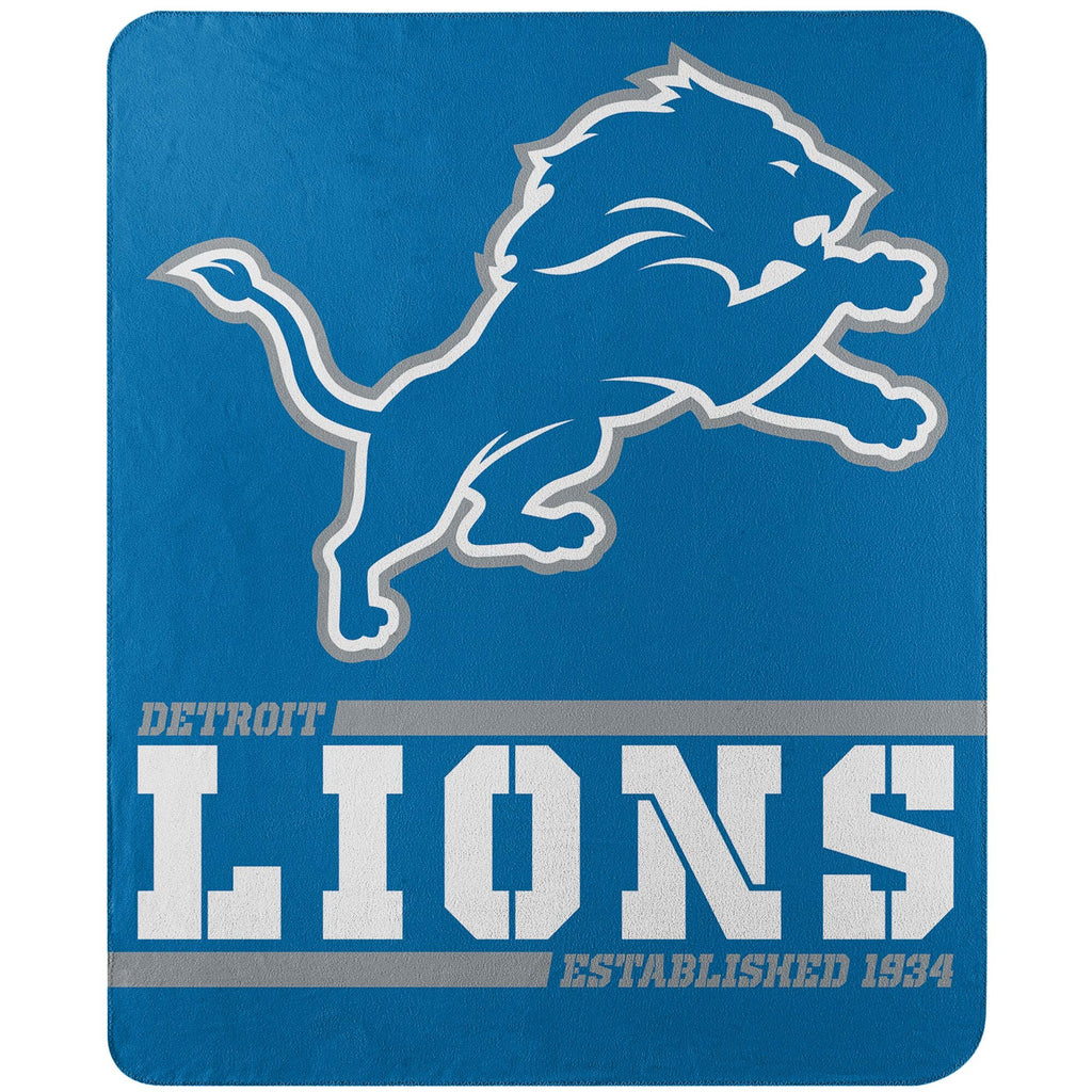 Detroit Lions 50" x 60" Split Wide Fleece Throw Blanket