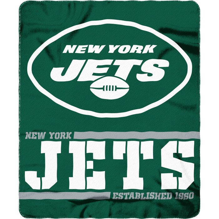 New York Jets 50" x 60" Split Wide Fleece Throw Blanket