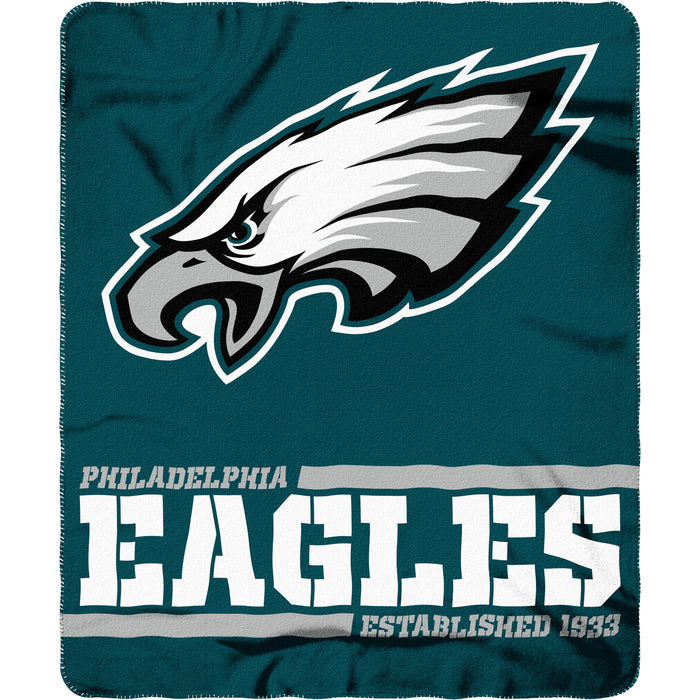 Philadelphia Eagles 50" x 60" Split Wide Fleece Throw Blanket