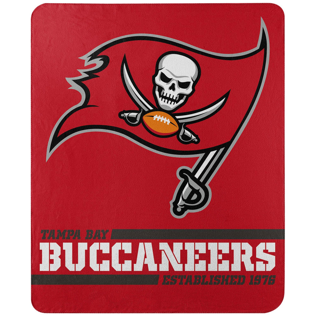 Tampa Bay Buccaneers 50" x 60" Split Wide Fleece Throw Blanket