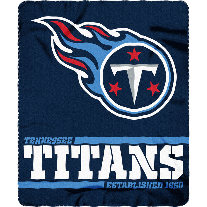 Tennessee Titans 50" x 60" Split Wide Fleece Throw Blanket