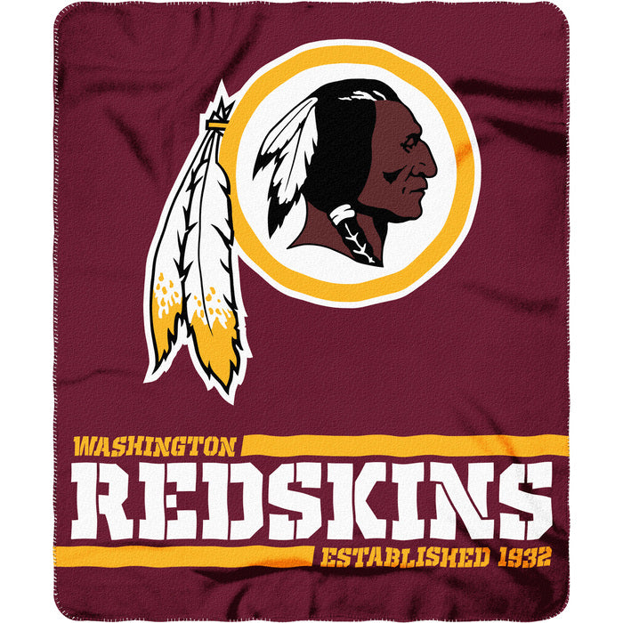 Washington Redskins 50" x 60" Split Wide Fleece Throw Blanket